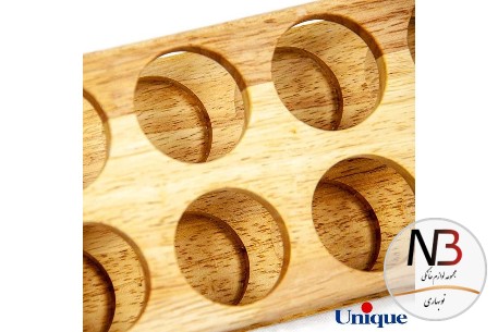 عکس محصول - جا-ادویه-چوبی-8-تایی-پایه-کج-یونیک-مدل-un-6103