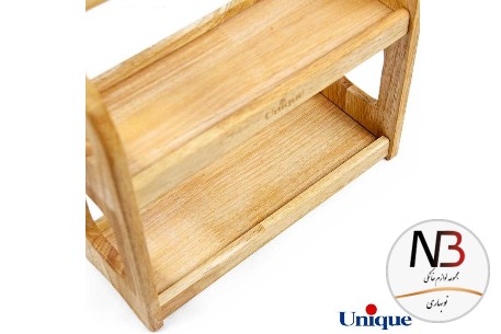 عکس محصول - ست-جا-حبوباتی-چوبی-دو-طبقه-یونیک-مدل-un-6127