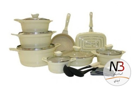 سرویس-18-پارچه-کرم-گرانیت-کلاسیک-7780-یونیک