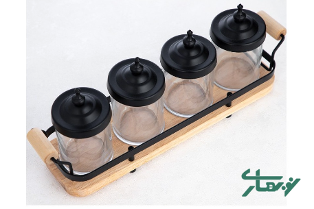 عکس محصول - ست-جای-ادویه-4-پارچه-بی-وی-کی-کد-402602