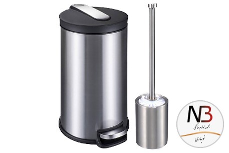 سطل-زباله-20-لیتری-استیل-با-برس-یونیک-un-4330-1