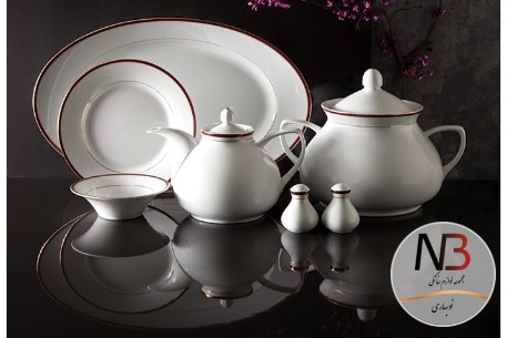 عکس محصول - سرویس-چینی-108-پارچه-زرین-پیکره-شهرزاد-مدل-سپینود-ارغوانی