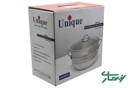 عکس محصول - قابلمه-استیل-سایز-28-یونیک-کد-9915