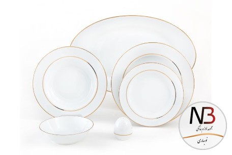 عکس محصول - سرویس-چینی-102-پارچه-زرین-رادیانس-خط-طلا