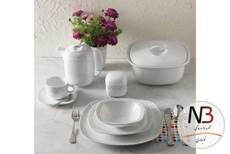 عکس محصول - سرویس-چینی-98-پارچه-زرین-مدل-ماتریکس