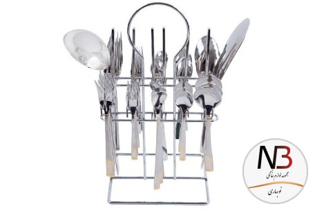 عکس محصول - قاشق-چنگال-38-پارچه-پایه-دار-طلایی-2103-612-عرشیا