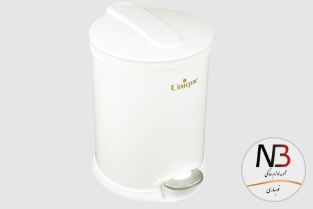 سطل-زباله-12-لیتر-سفید-4120-یونیک