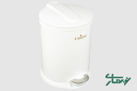 سطل-زباله-12-لیتر-سفید-4120-یونیک