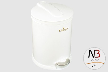 سطل-زباله-5-لیتر-سفید-4110-یونیک