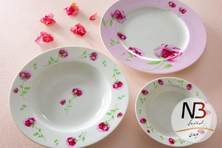 عکس محصول - سرویس-چینی-زرین-28-پارچه-پینک-رز-zariniran
