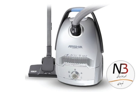 جارو-برقی-عرشیا-بیصدا-1800w-نقره-ای-کم-مصرف-مدل-064-2209-arshia