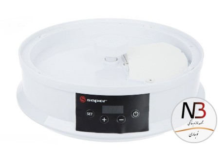 عکس محصول - میوه-خشک-کن-ساپر-5-طبقه-دیجیتالی-سفیدsapor-sfd-5860-d
