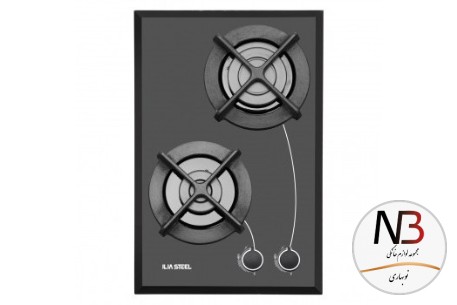 اجاق-گاز-ایلیا-استیل-شیشه-ای-مدل-iliasteel-g202