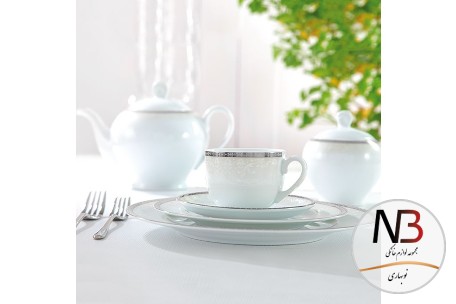 عکس محصول - سرویس-چینی-102-پارچه-زرین-مدل-ریوا-پلاتینی