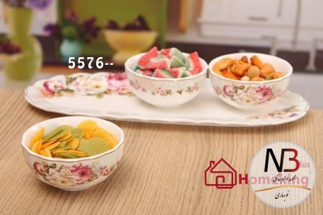 مربا-خوری-سفید-گلدار-کد-5576-هوم-کینگ