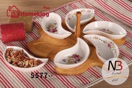 اردو-6تایی-کف-چوب-سفید-گلدار5577-هوم-کینگ