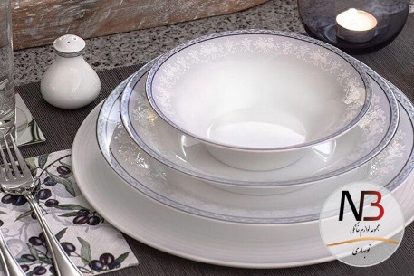 عکس محصول - سرویس-108پارچه-12نفره-وایت-رز-زرین