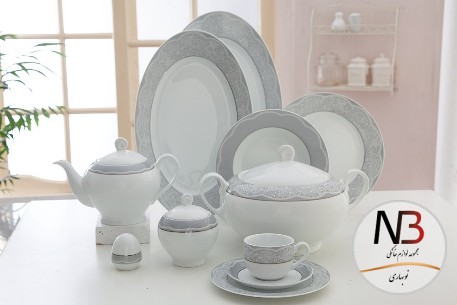 عکس محصول - سرویس-28پارچه-ایزابل-پلاتین-زرین