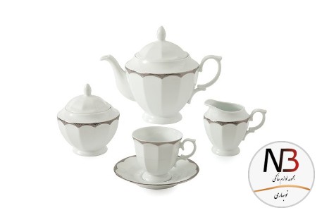 عکس محصول - سرویس-چینی-103-پارچه-زرین-پیکره-نئوکلاسیک-مدل-ایساتیس-پلاتینی