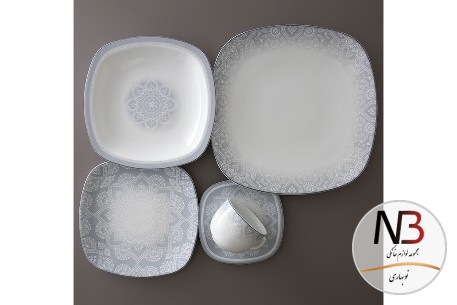 عکس محصول - سرویس-چینی-27-پارچه-زرین-پیکره-کواترو-مدل-ادلین-طوسی