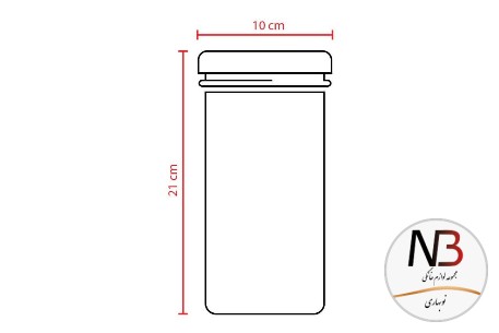 عکس محصول - بانکه-شیشه-خطی-1200-درب-استیل-یونیک-un-1301