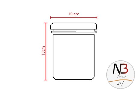 عکس محصول - بانکه-شیشه-خطی-600-درب-استیل-یونیک-un-1305