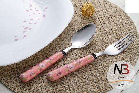 عکس محصول - قاشق-وچنگال-12پارچه-گلدار-flore-1