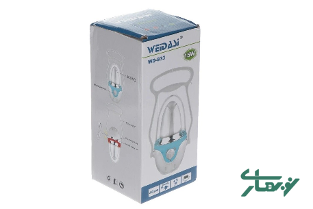 عکس محصول - چراغ-شارژی-فانوسی-ویداسی-مدل-wd-833