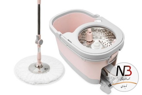 عکس محصول - ست-سطل-و-زمین-شوی-یونیک-مدل-چرخشی-tt-کد-2504