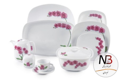 سرویس-98پارچه-12نفره-ارکیده-زرین