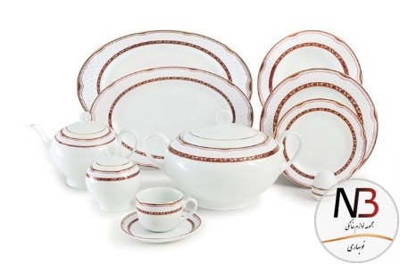 سرویس-102پارچه-18نفره-پرشیا-قرمز-زرین