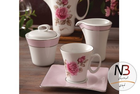 عکس محصول - سرویس-97-پارچه-رزفلاور-پلاتین-درجه-عالی-زرین