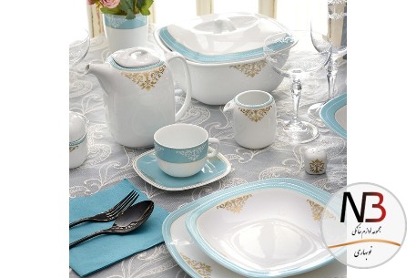 عکس محصول - سرویس-چینی-زرین-98-پارچه-آرمیتاژ-فیروزه-zariniran