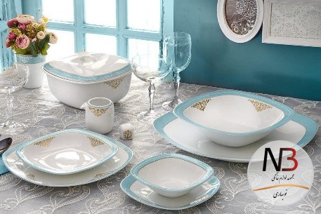عکس محصول - سرویس-چینی-زرین-98-پارچه-آرمیتاژ-فیروزه-zariniran