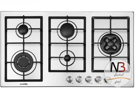 اجاق-گاز-صفحه-ای-ایلیا-استیل-مدل-s515
