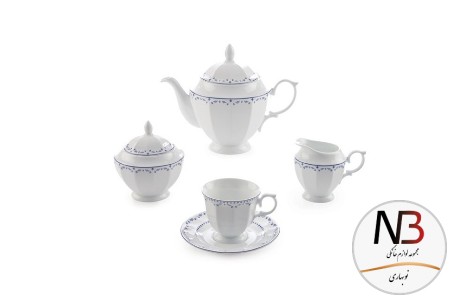 عکس محصول - سرویس-103پارچه-12نفره-نئوکلاسیک-طرح-فرانسیس-سرمه-ای