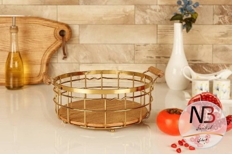 سبد-فلزی-گرد-بزرگ-طلایی-411125-کاریزما