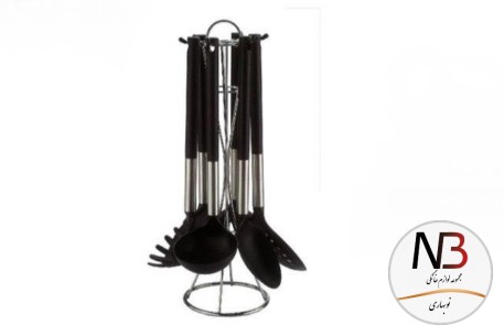 کفگیر-ملاقه-7-پارچه-مشکی-110-2557-عرشیا