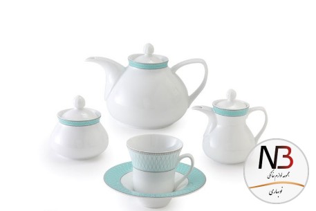 عکس محصول - سرویس-108پارچه-12نفره-ژانتی-فیروزه-زرین