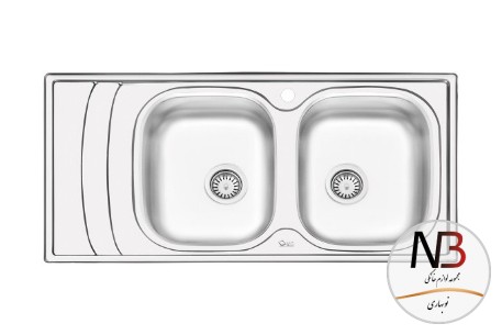 سینک-ایلیا-استیل-توکار-فانتزی-مدل-iliasteel4054