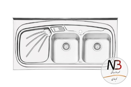 سینک-ایلیا-استیل-روکار-نیمه-فانتزی-مدل-iliasteel3013