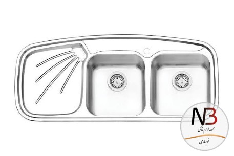 سینک-ایلیا-استیل-توکار-فانتزی-مدل-4013-iliaesteel