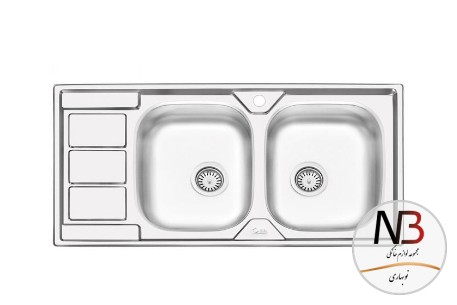سینک-ایلیا-استیل-توکار-فانتزی-مدل-iliasteel4051