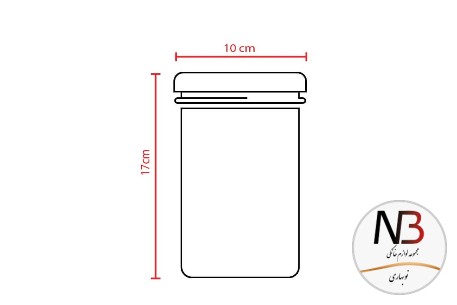 عکس محصول - بانکه-حبوبات-شیشه-ای-درب-سرخابی-900-یونیک-un-1223
