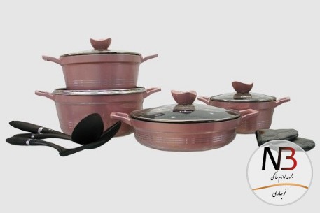 سرویس-قابلمه11-پارچه-رزگلد-گرانیت-7704-یونیک