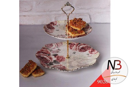 شیرینی-خوری-دو-طبقه-گلدار-9026-ان-تی-سی-1