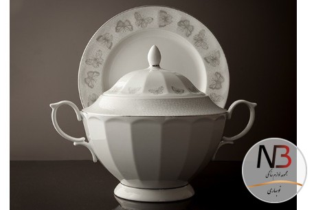 عکس محصول - سرویس-چینی-103-پارچه-زرین-پیکره-نئوکلاسیک-مدل-هوراند-پلاتین
