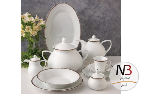 سرویس-97پارچه-12نفره-زرین-طرح-رویال-پلاتین-زرین