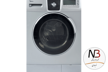 ماشین-لباسشویی-۸-کیلویی-اینورتر-مدل-نقره-ای-14835-midea-s-14835-8kg