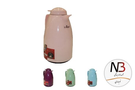 عکس محصول - فلاسک-1-لیتری-رنگی-شیشه-دار-یونیک-مدل1950